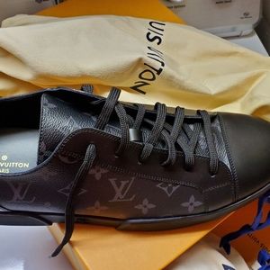 Mens black Louis Vuitton sneakers
